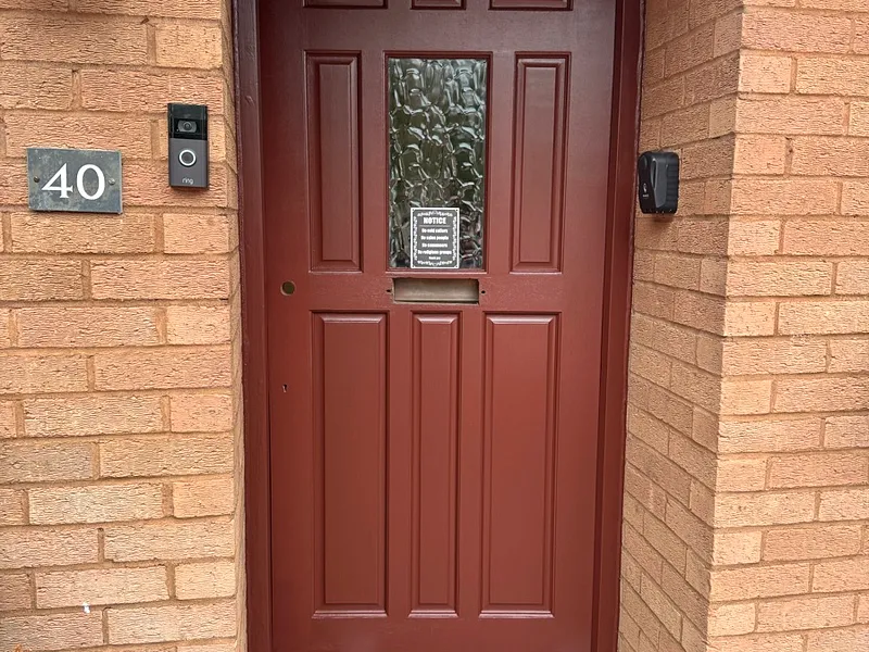 Front Door Repaint - After