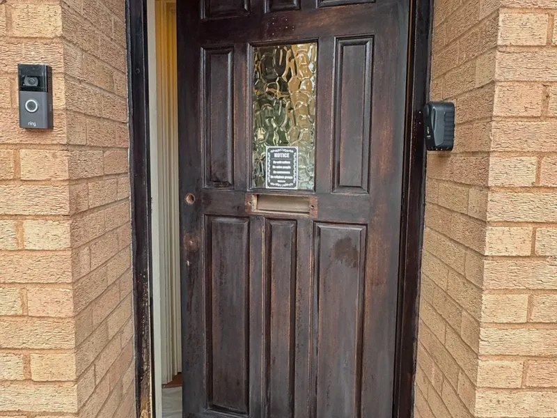 Front Door Repaint - Before