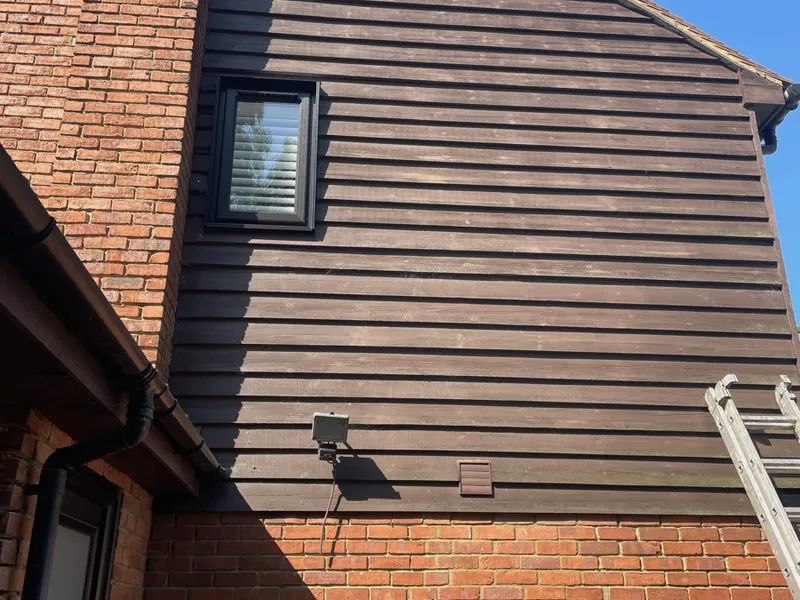 Gable Cladding Repaint - Before