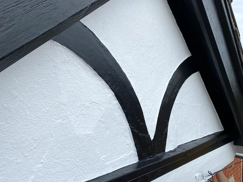 Tudor Gable Detail - After