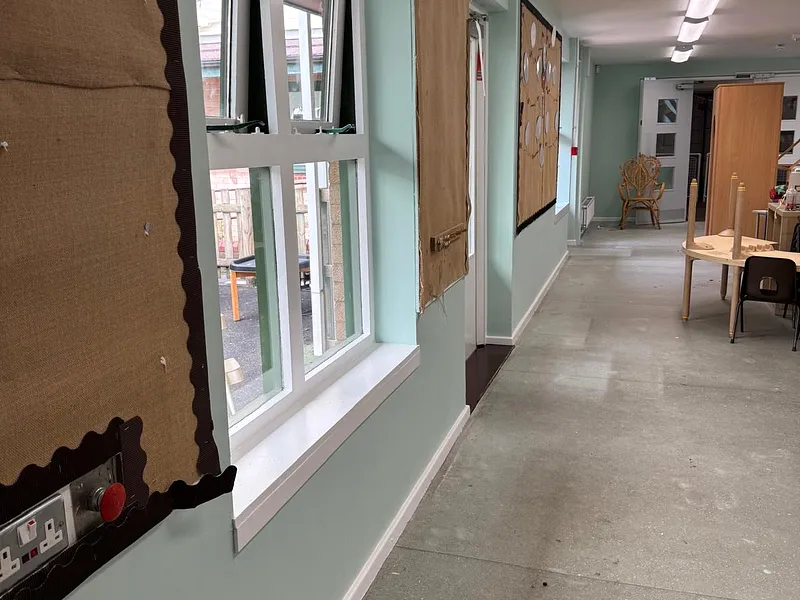 Ashbrook School — Teaching space with fresh paintwork