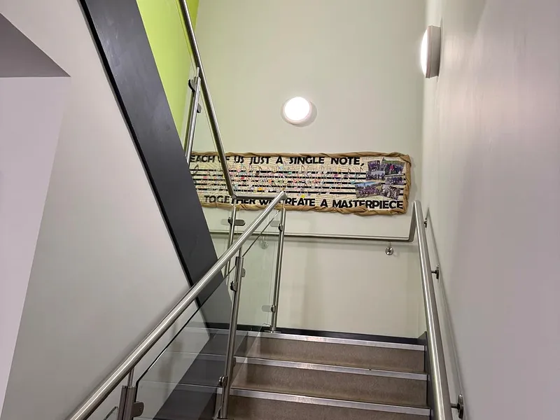 Fairfield School — Corridor freshly painted