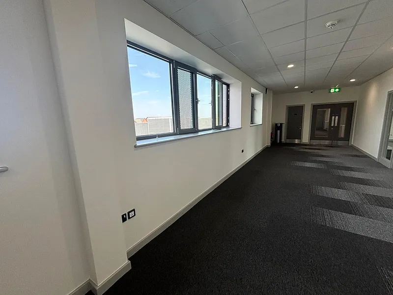 Glebe Farm School — Corridor walls and dado rail