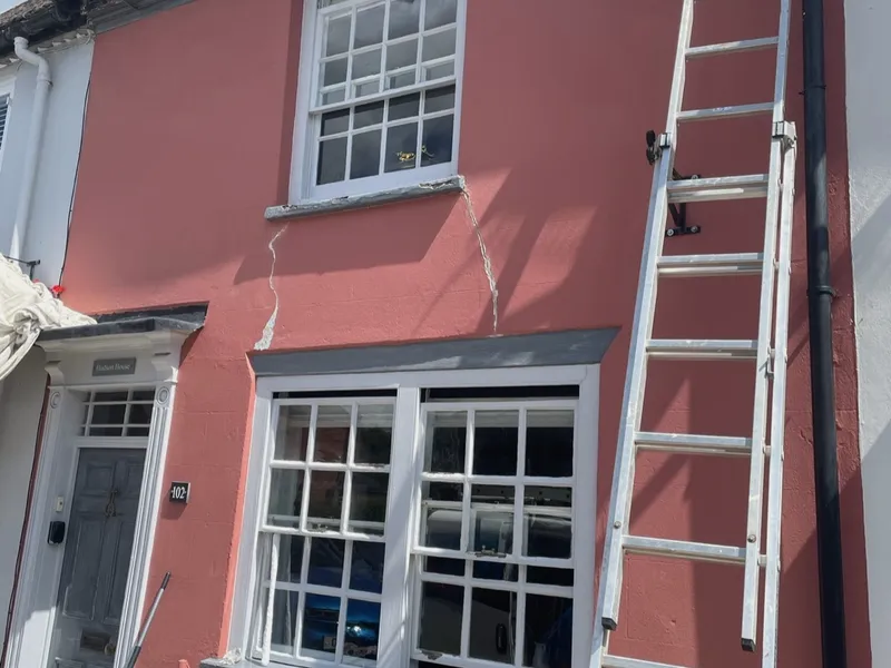 High Street Property Exterior - Before