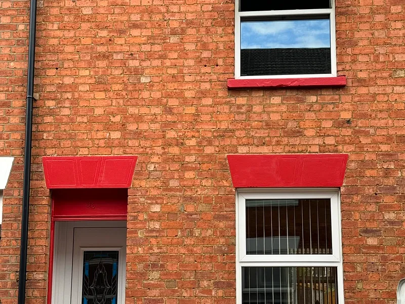 Front Elevation Woodwork - After